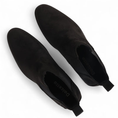 Men's Suede Chelsea Boots Real Leather Lined Slip-On