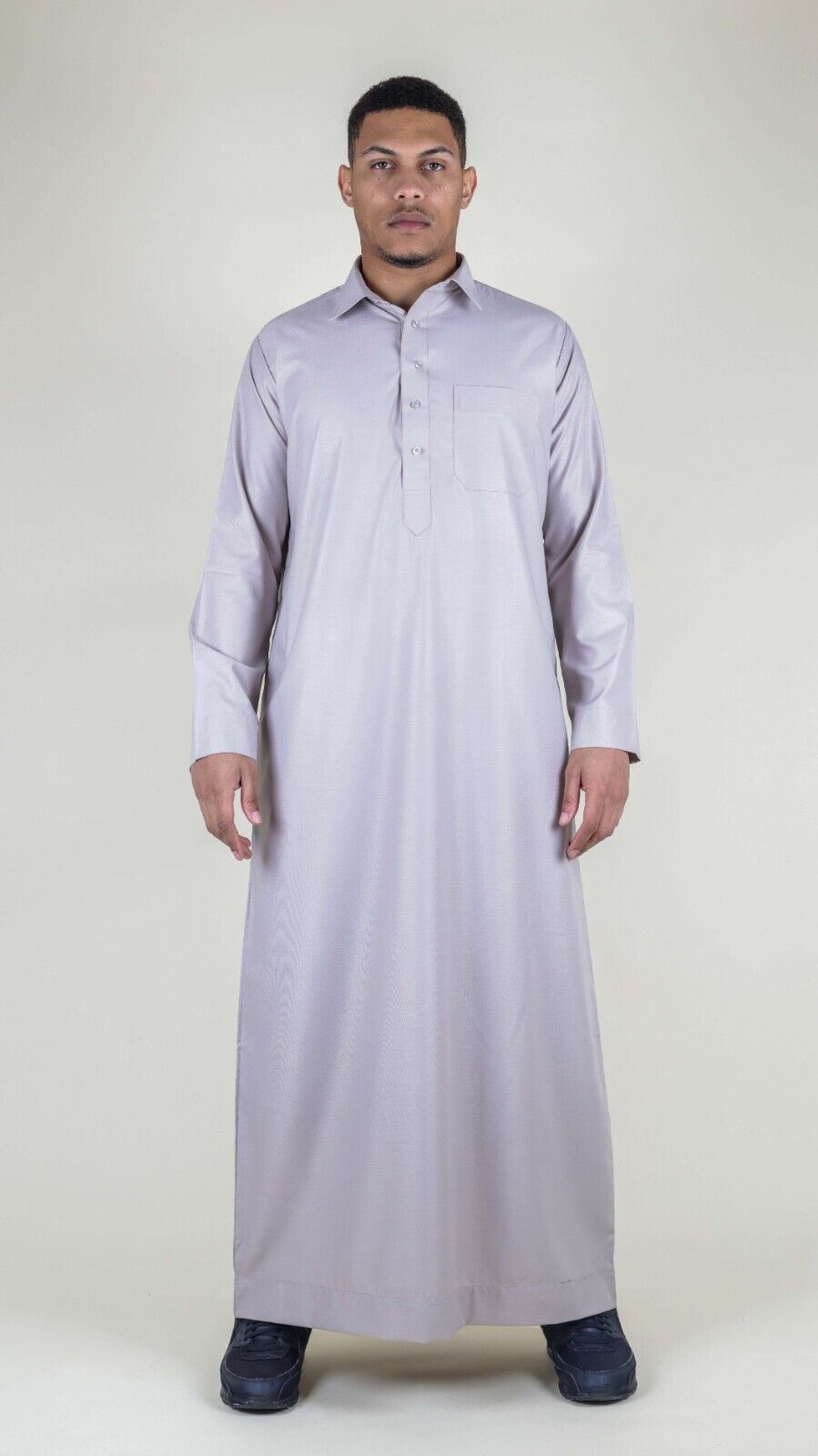 Mens Thobe Jubba Saudi Ramadan Eid Islamic Kaftan Kaudara Arabic Jubbah