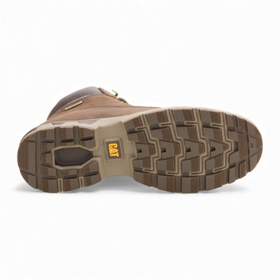 Caterpillar (CAT) Men's Pursue Dark Brown Leather Everyday Work Hiking Ankle Boots