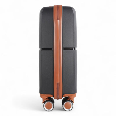 Hard Shell Cabin 37 x 22 x 56 cm PP Luggage Suitcase Suitable for Easyjet, Ryanair