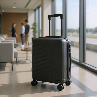Hardshell Suitcase Set Robust 8 Wheel Luggage Cabin Case Bag