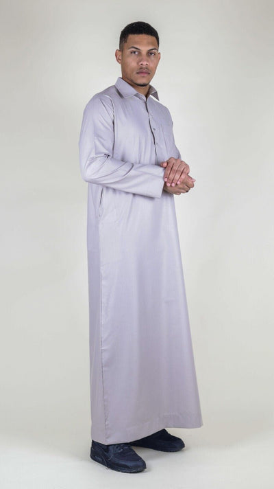 Mens Thobe Jubba Saudi Ramadan Eid Islamic Kaftan Kaudara Arabic Jubbah