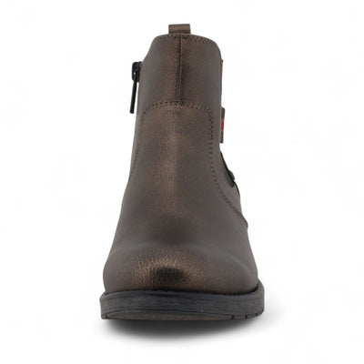 Mustang Women's Golden Brown Chelsea Ankle Boots