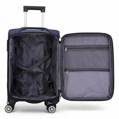 8 Wheel Lightweight Suitcase Luggage Travel Bags Set