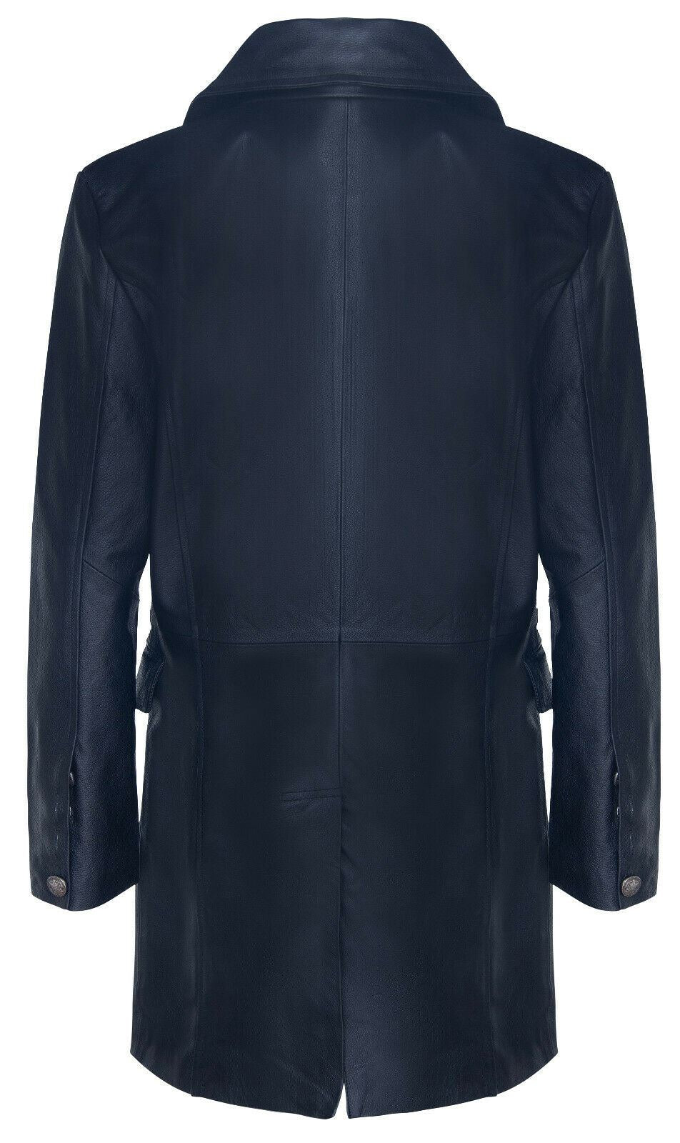 Mens Cowhide Leather Peacoat-Cordoba