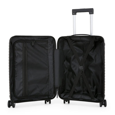 Robust Hard Shell Cabin Suitcase 36 x 24 x 55 cm TSA Luggage Suitable for Easyjet, Ryanair, Wizzair