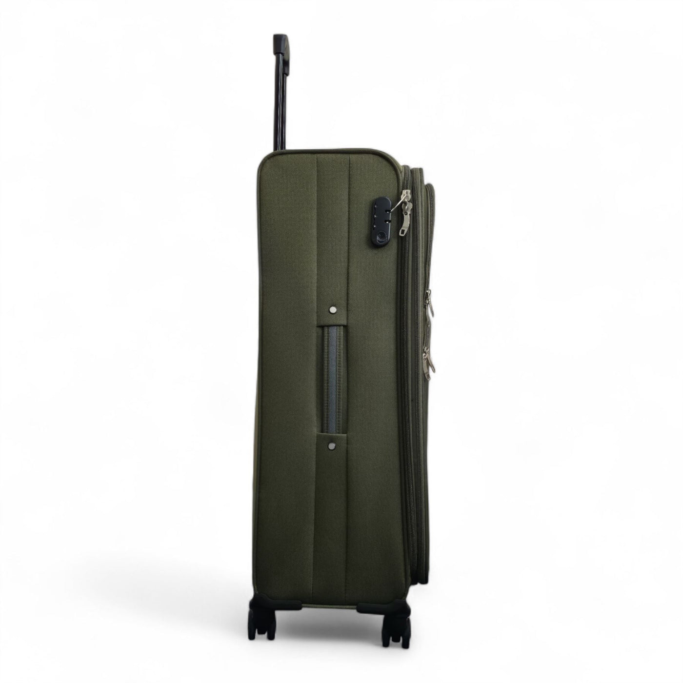 Expandable Soft 8 Wheel Lightweight Suitcase Luggage Travel Bags Set