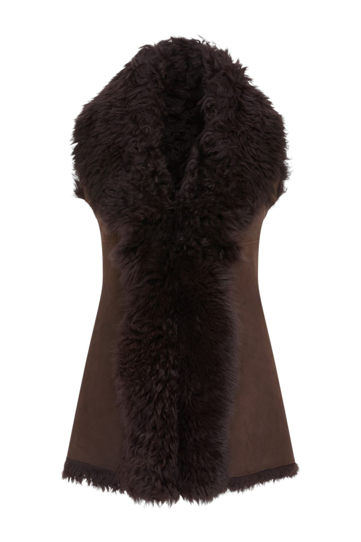 Women's Toscana Shearling Nappa Leather Sheepskin Gilet - Parkes