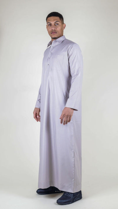 Mens Thobe Jubba Saudi Ramadan Eid Islamic Kaftan Kaudara Arabic Jubbah