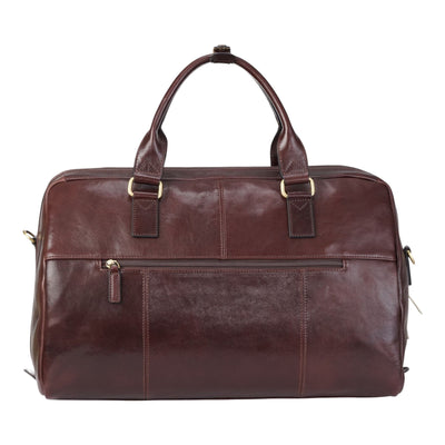 Vintage Genuine Leather Holdall Duffle Gym Travel Bag - Atlas