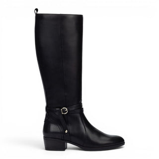 Pikolinos Women's Knee High Tall Black Leather Boots - Daroca