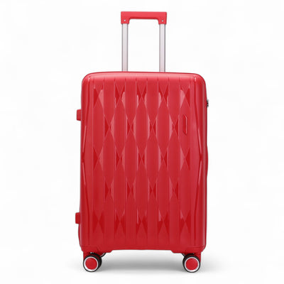 Hard Shell Suitcase Cabin TSA Luggage Travel Set
