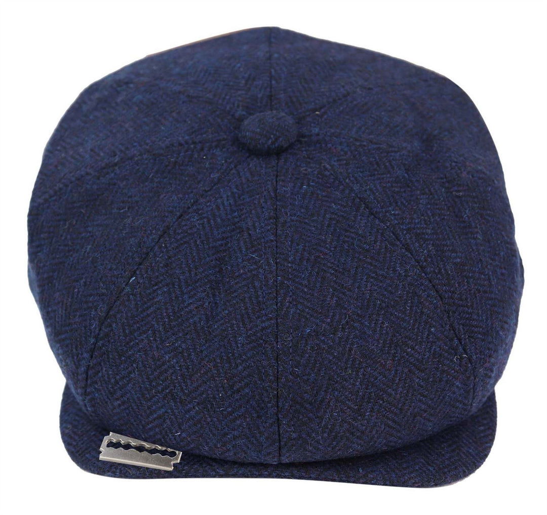 BELAFONTE PEAKY HAT 3点セット キャスケット Mens Peaky Blinders Tweed Gatsby Flat Baker Hat With Razor Blade