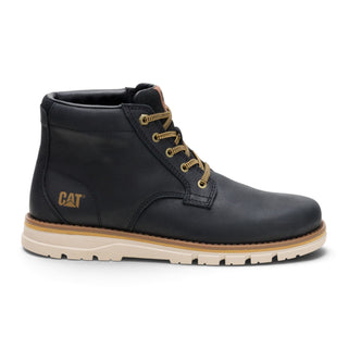 Caterpillar (CAT) Men's Water-Resistant Black Leather Ankle Boots - Estimate Chukka