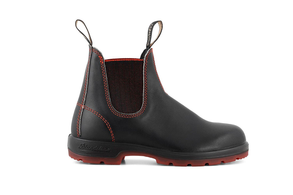 Blundstone 2342 Black Red Chelsea Boot