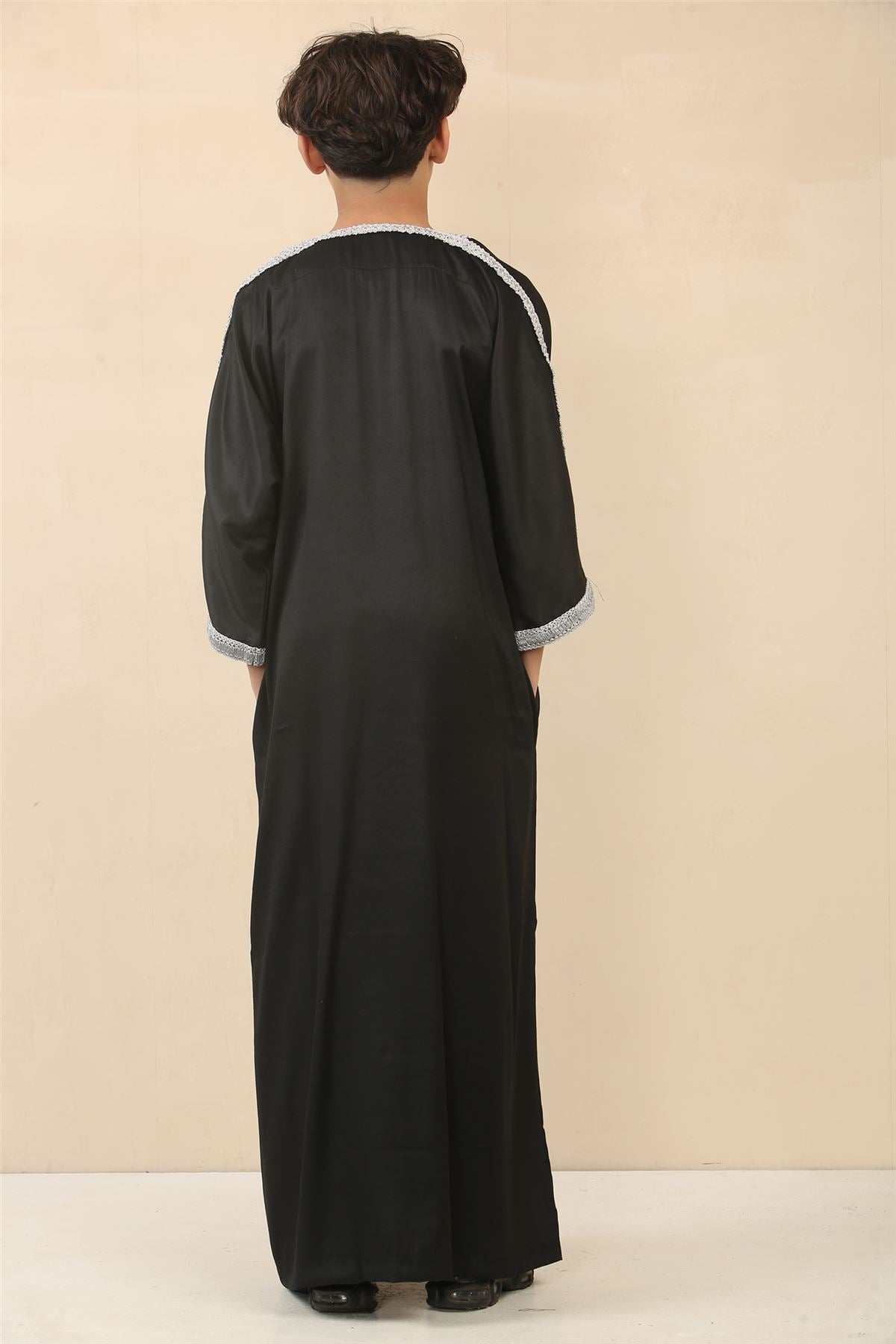 Kid's Boys Moroccan Thobe Jubba Robe Eid Djellaba Gandoura