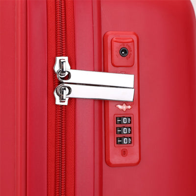 Hard Shell Suitcase Cabin TSA Luggage Travel Set
