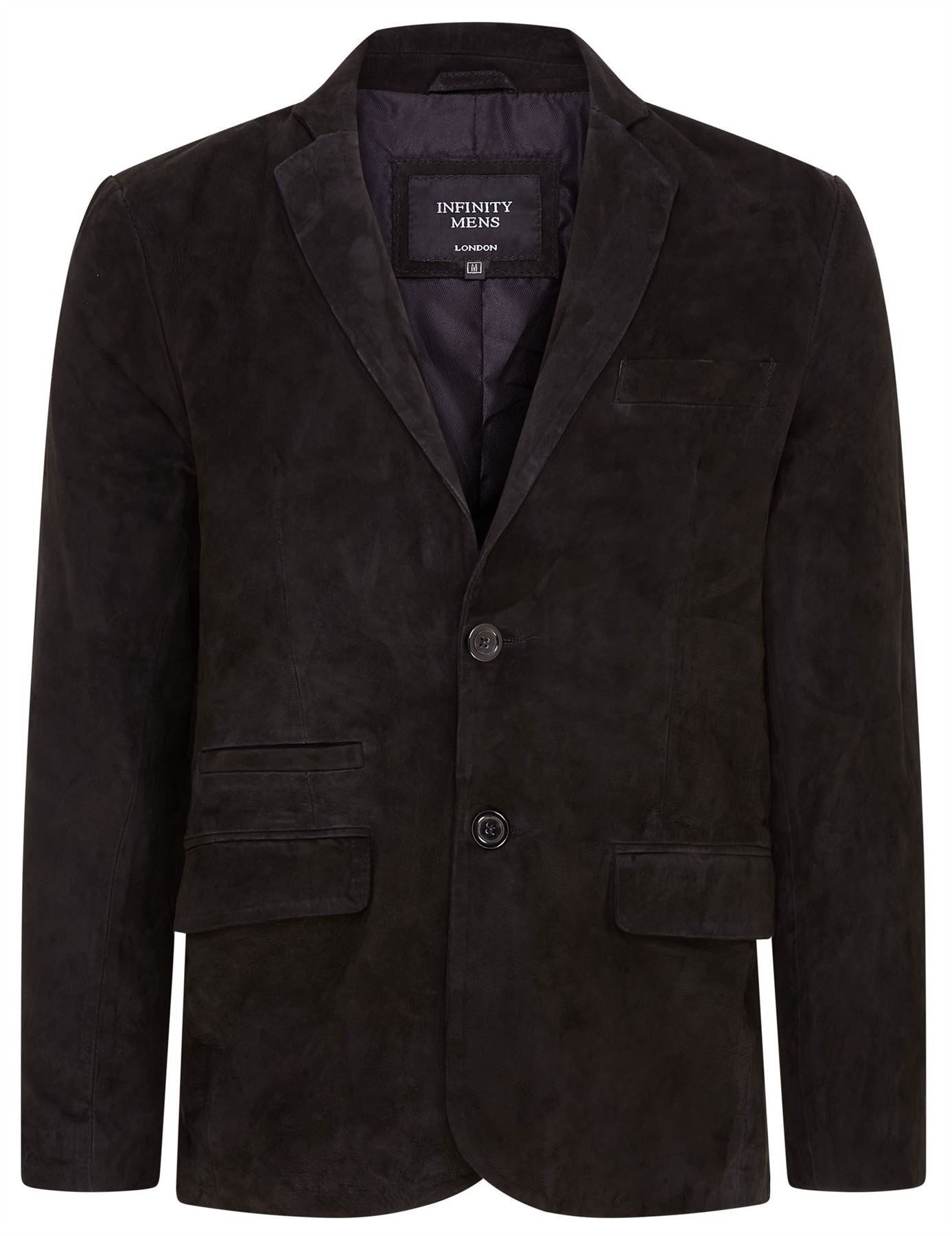 Mens Slim Goat Suede Italian Blazer Jacket-Somero