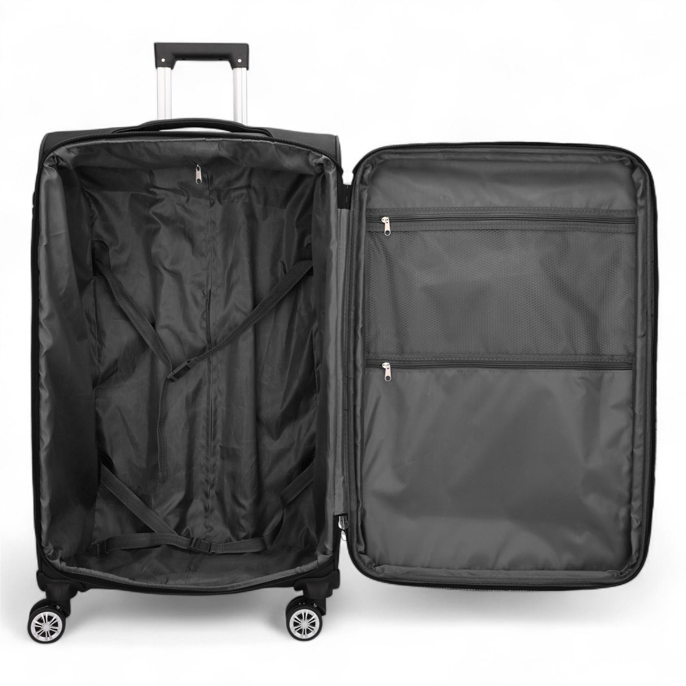 8 Wheel Lightweight Suitcase Luggage Travel Bags Set