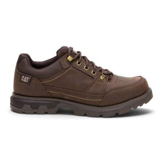 Caterpillar (CAT) Men's Dark Brown Leather Water-Resistant Hiking Shoes - Pursue Hiker Lo