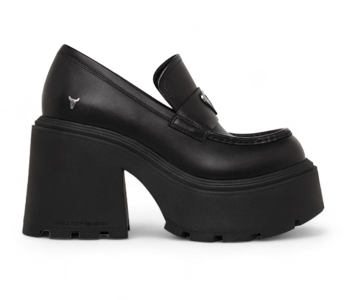 Windsorsmith Black Leather Platform Shoes - Spolied