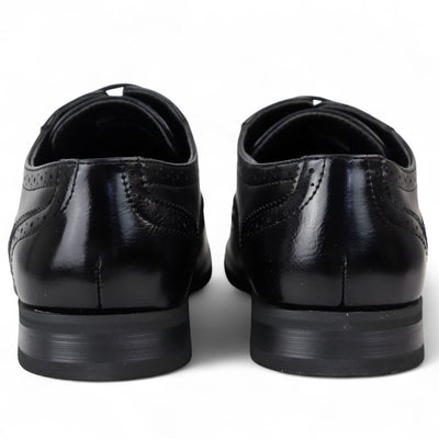 Men’s Black Classic Brogue Derby Oxford Shoes
