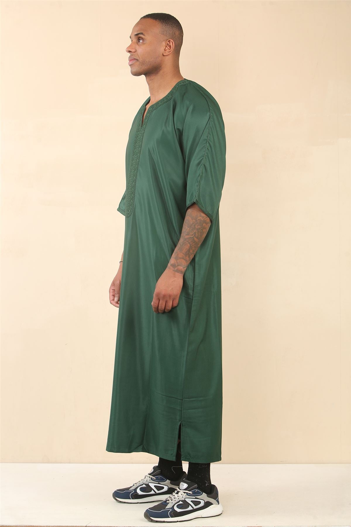 Men's Moroccan Thobe Djellaba Jubba Robe Eid