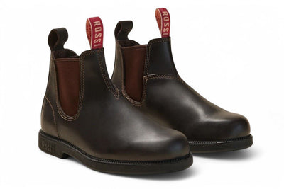 Rossi 607 Booma Brown Leather Chelsea Boots