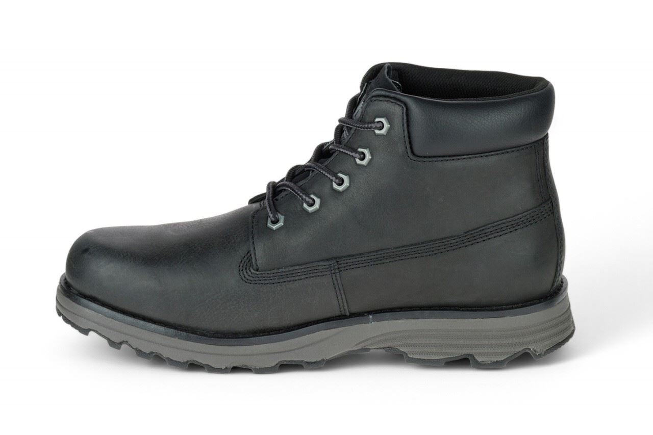 Caterpillar Men's Founder Black Leather Everyday Ankle Boots