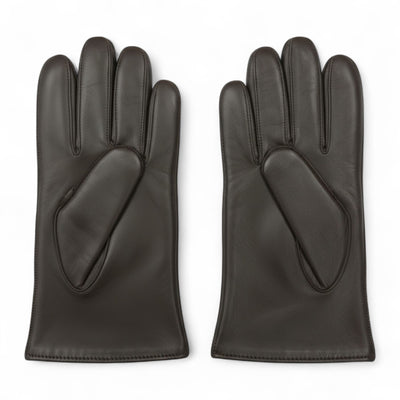 Men’s Italian Leather Warm Wool Lining Winter Stich Design Gloves - M-LGV-205