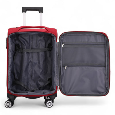8 Wheel Lightweight Suitcase Luggage Travel Bags Set