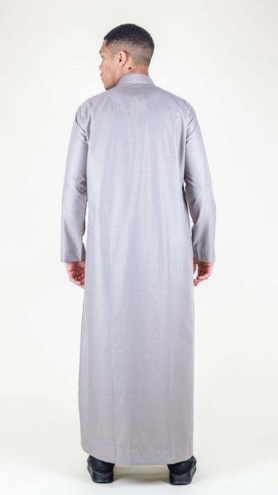 Mens Thobe Jubba Saudi Islamic Arabic Eid Cotton Kaftan Jubbah Umrah Robe