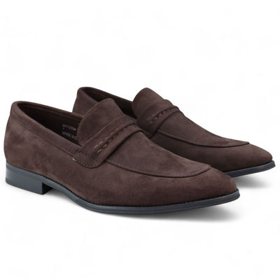 Men's Suede Moccasin Loafers Smart Slip-On Shoes