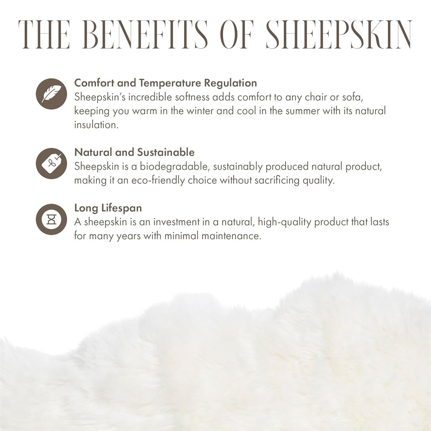 Luxury Genuine Sheepskin  40x40cm Real Wool Single Sided Cushion