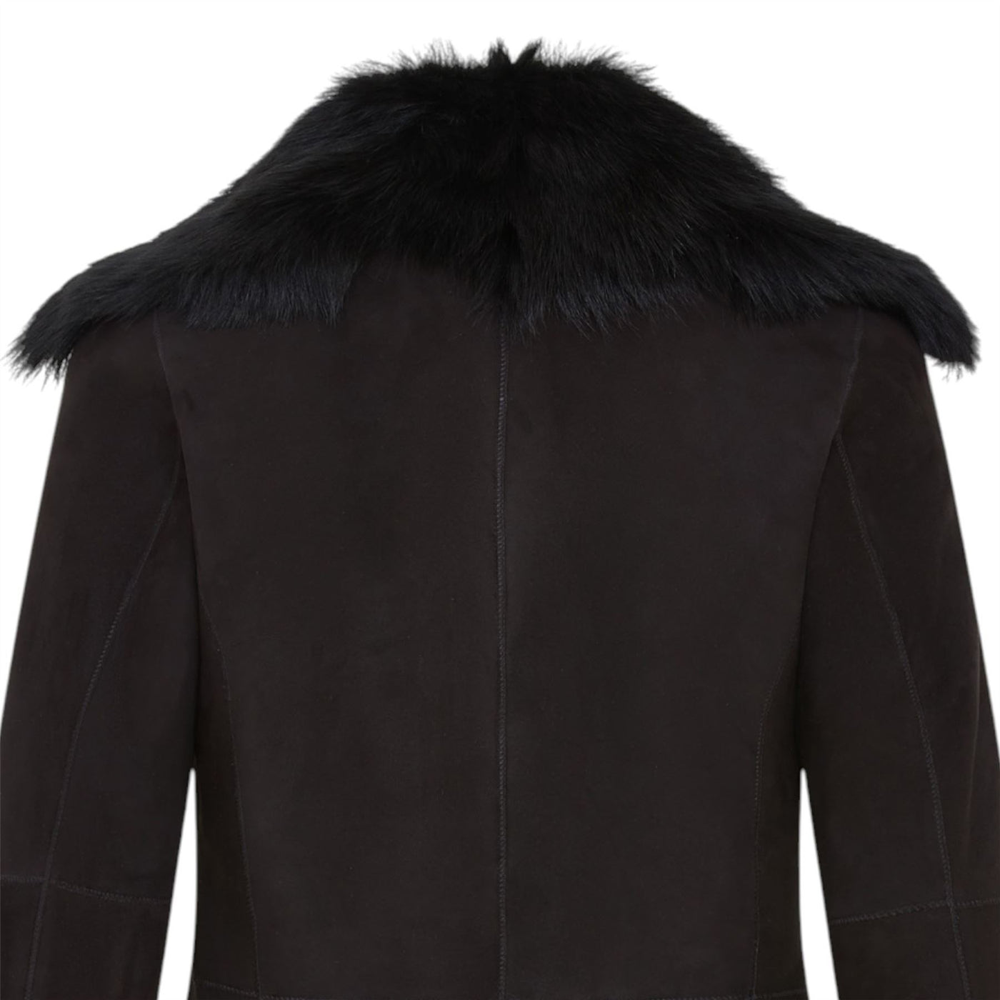 Women's Sheepskin Toscana Shearling Suede Leather Jacket - Noiré