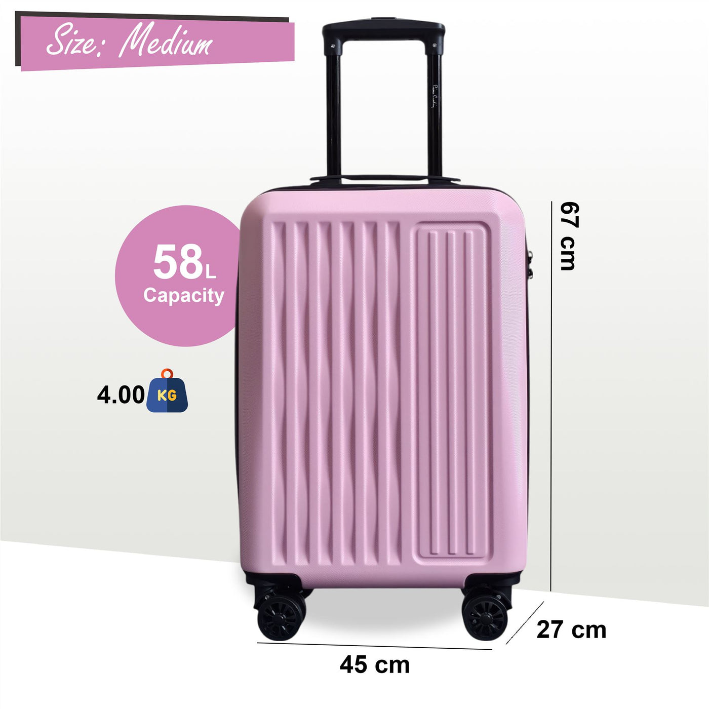 ABS Hard Shell Suitcase Luggage Set Travel Carry on Cabin Bag
