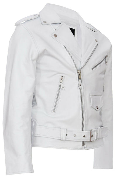 Mens Cow-Hide Black Brando Jacket -Venice