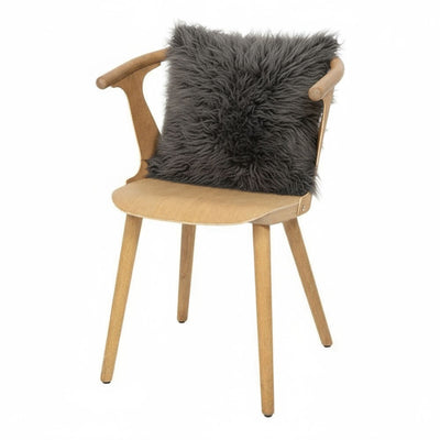 Luxury Genuine Sheepskin  40x40cm Real Wool Single Sided Cushion