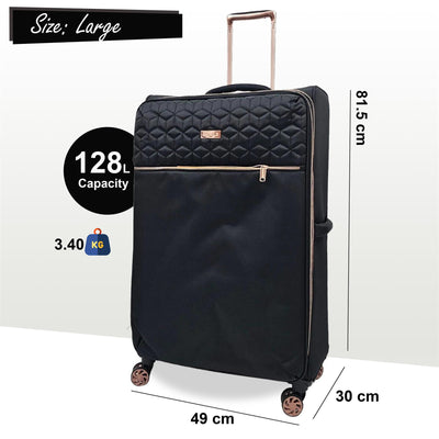 4 Wheel Lightweight Suitcase Luggage Travel Bags Set