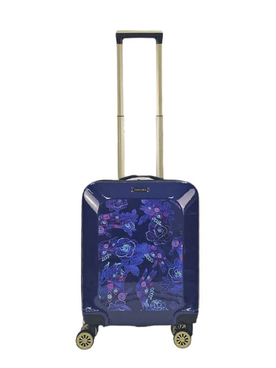 Hard Shell Flower Print Suitcase Luggage Set