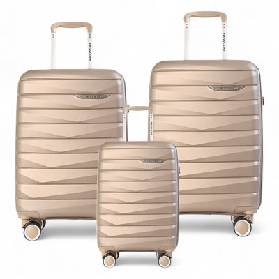 Strong Hard Shell TSA Suitcase Set 8 Wheel Cabin Luggage Holiday Travel Case
