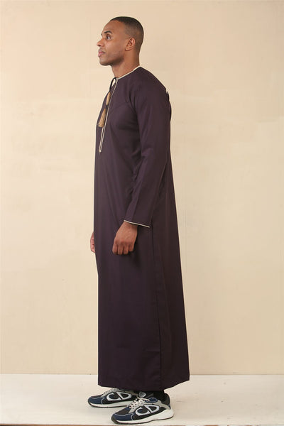 Men's Omani Eid Thobe  Saudi Emirati Jubba Robe