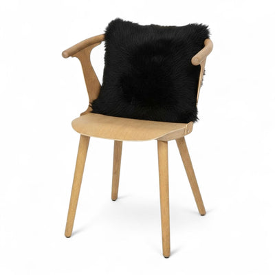 Luxury Genuine Sheepskin  40x40cm Real Wool Single Sided Cushion