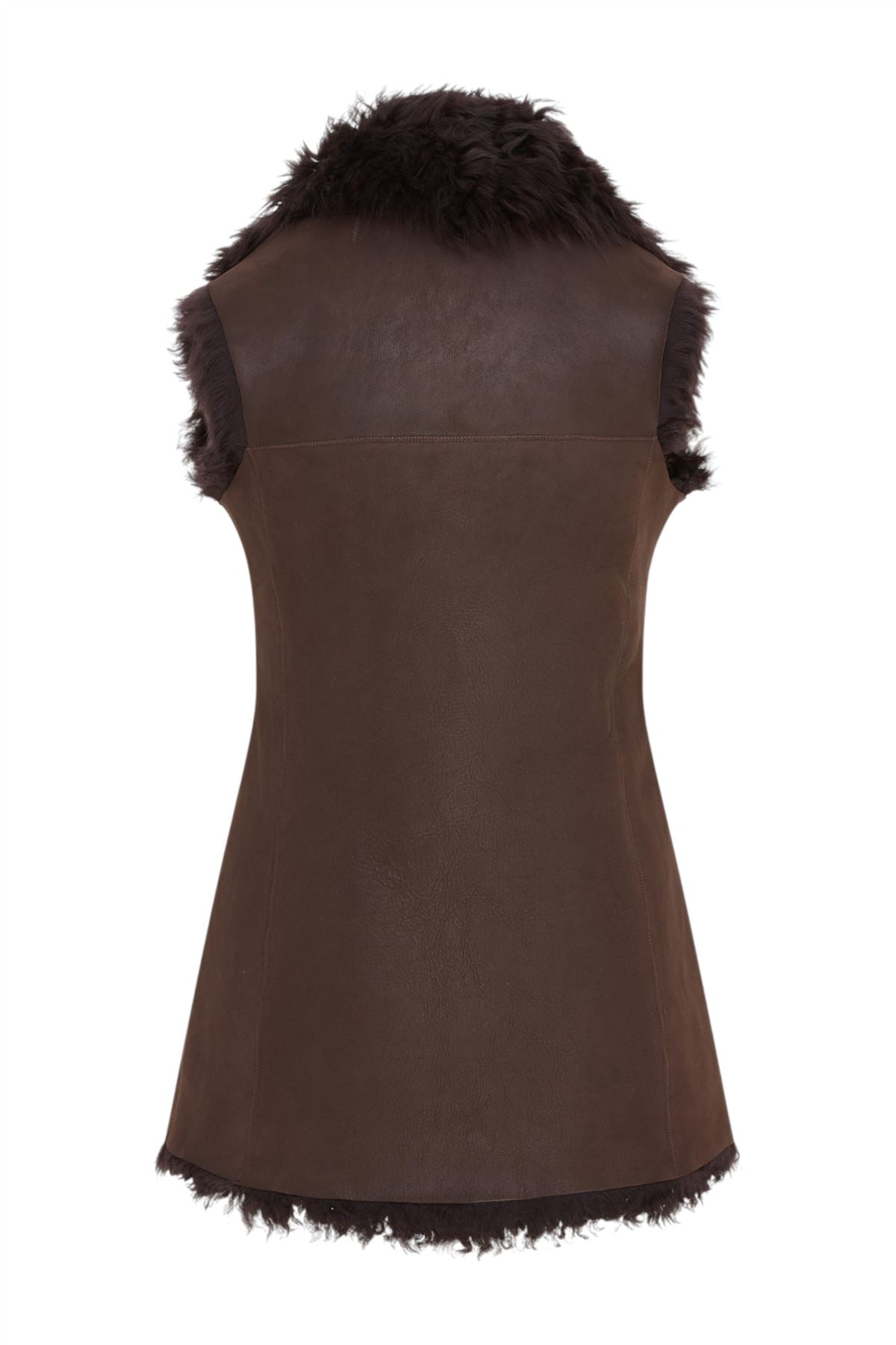 Women's Toscana Shearling Nappa Leather Sheepskin Gilet - Parkes