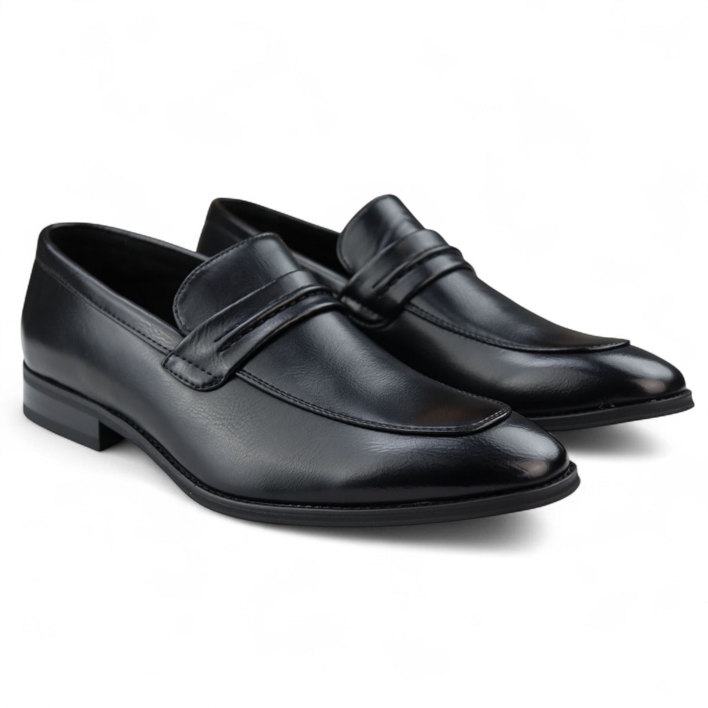 Men's Slip-On Loafers Leather Lined Smart Shoes