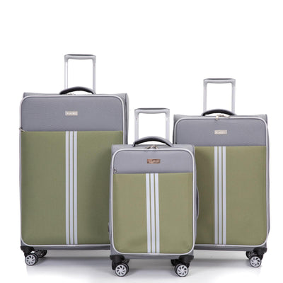 Lightweight  Soft Suitcases 4 Wheel Luggage Travel Bag