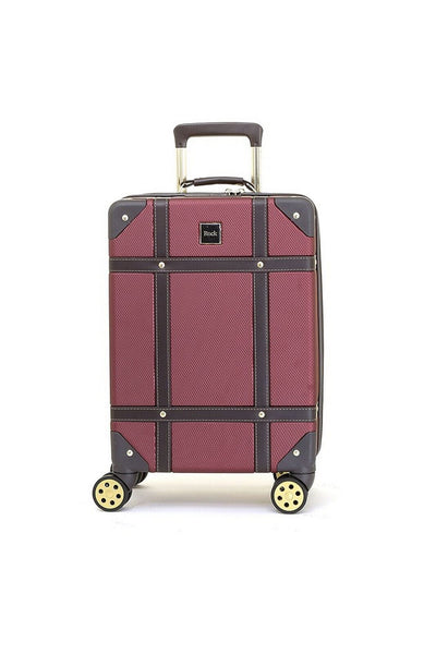 Vintage Hard Shell Luggage Trunk Suitcase Set