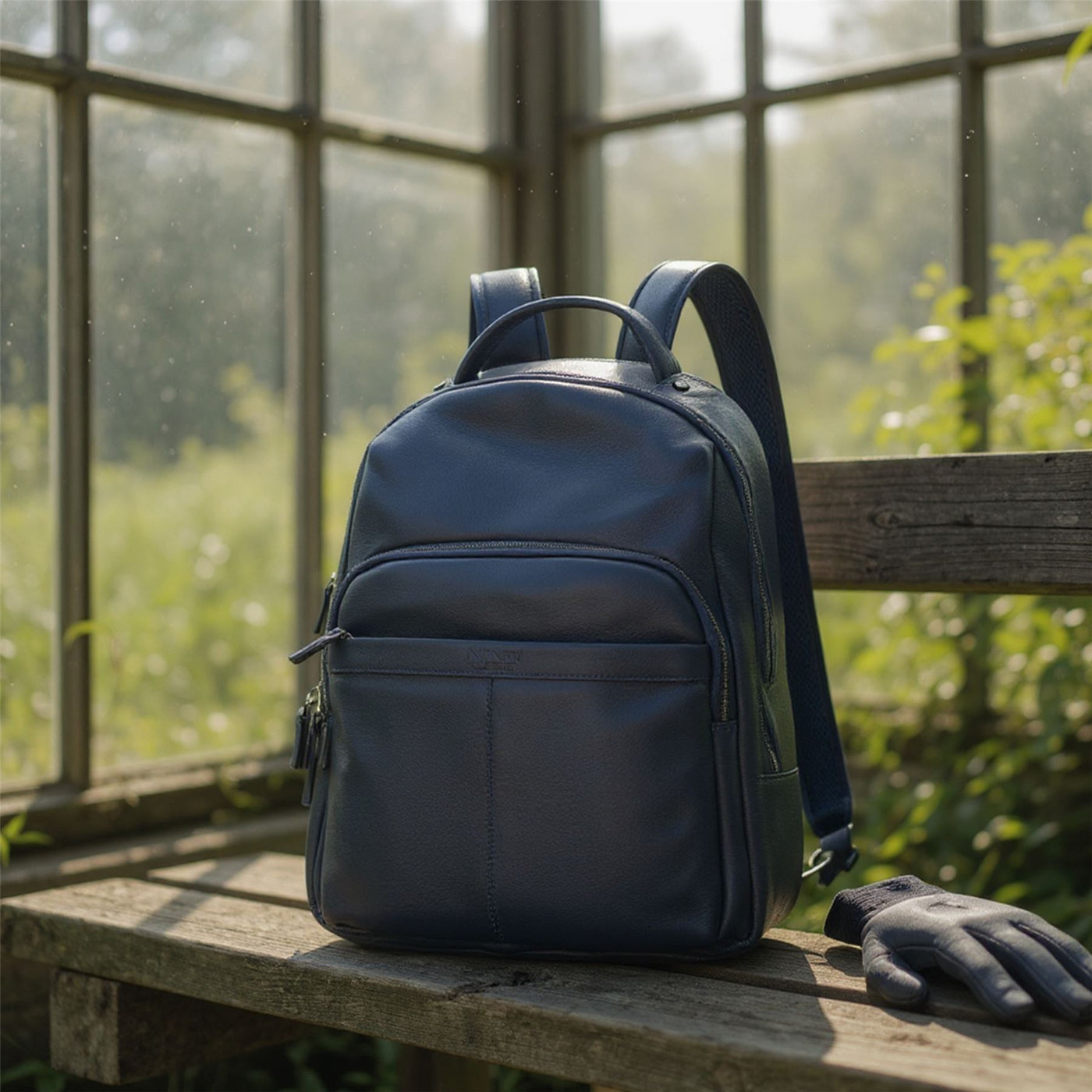 Genuine Leather Vintage Rucksack Laptop Bag Travel Backpack - Capri
