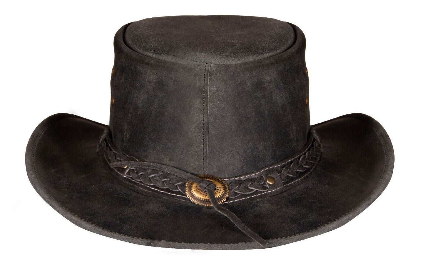 Cowboy Aussie Real Leather Bush Hat