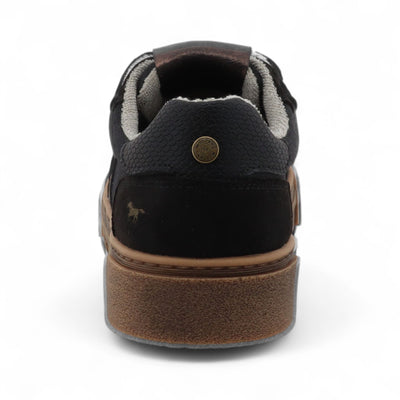 Mustang Women's Black Street Platform Sneakers Shoes